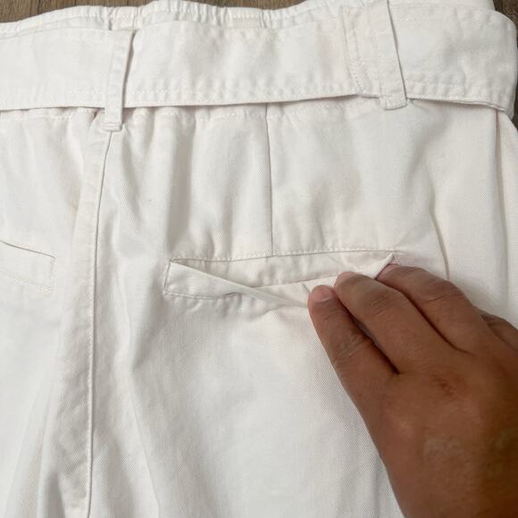 Abercrombie‎ & Fitch Women's Cream Tailored Wide Leg Pant Size Medium - Picture 8 of 10